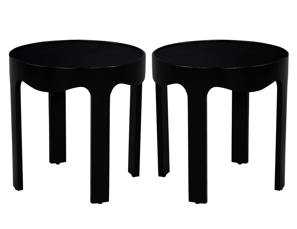 Round Black Side Tables For Living Room