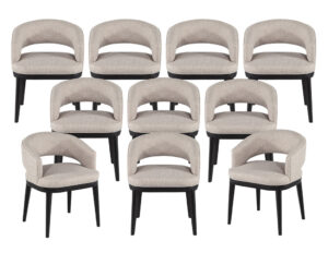 Set of 10 Custom Modern Dining Chairs – Aalto by Carrocel