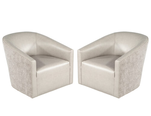 Custom Modern Swivel Lounge Chairs – Piers by Carrocel