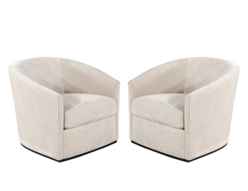 Custom Modern Swivel Lounge Chairs – Sinclair by Carrocel